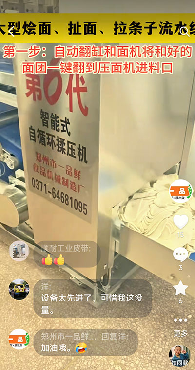 全自動(dòng)扯面燴面拉條子生產(chǎn)線(xiàn)設(shè)備